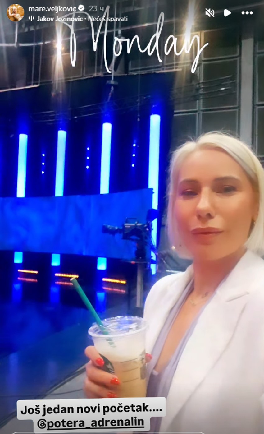 Marija Veljković se oglasila iz studija Potere