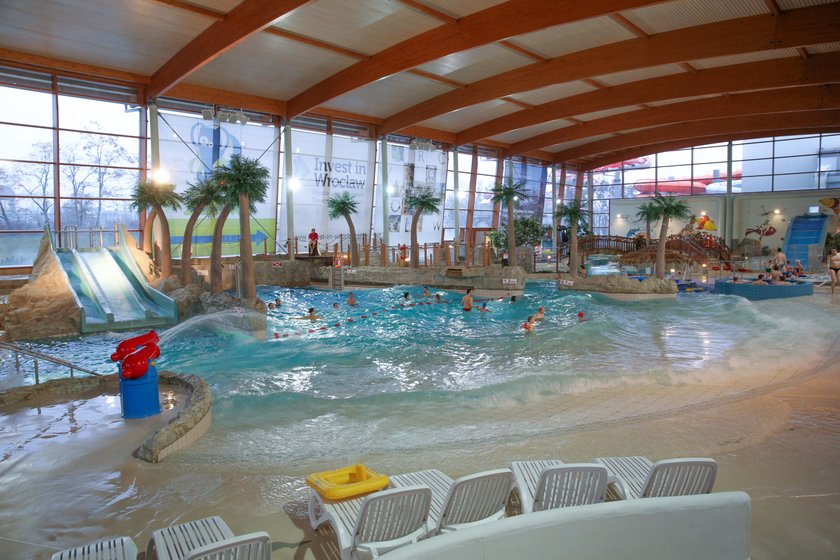 Aquapark przy ul. Borowskiej we Wrocławiu