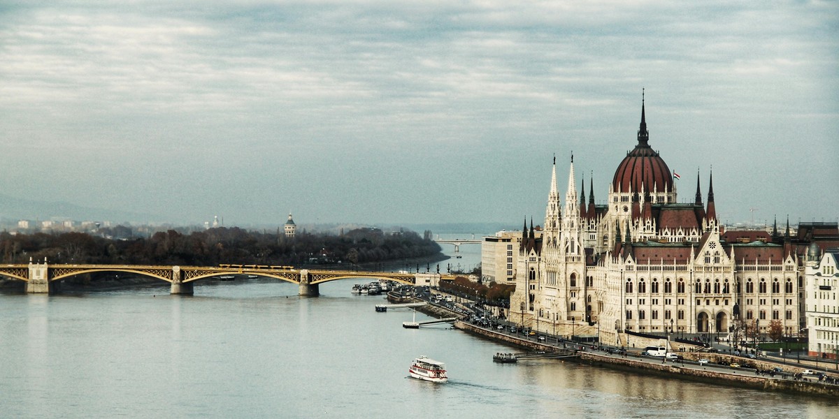 Panorama Budapesztu.