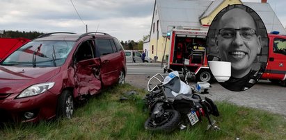 Policjant osierocił dwoje dzieci. Zginął w wypadku, gdy jechał na ratunek innym. Poruszający apel o pomoc. „Adam... Opiekuj się Anią, Niną, Michałem”