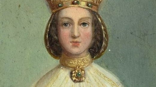 Anna Cylejska na XIX-wiecznym obrazie Marcelego Krajewskiego.