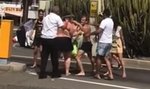 Plażowicze i turyści pobili się na parkingu. Szokujące wideo