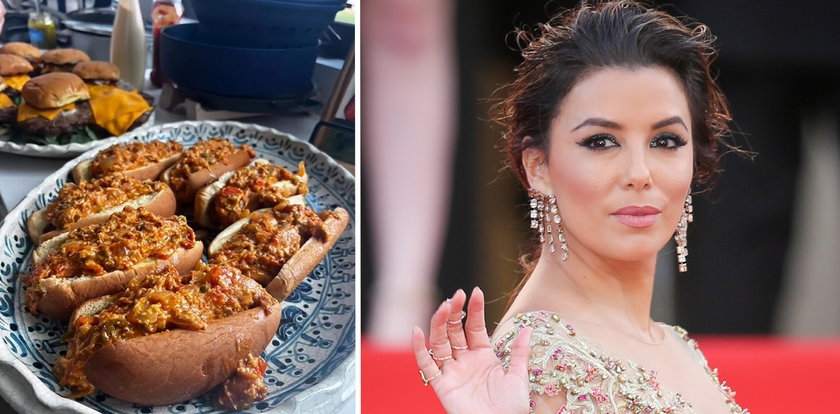 Eva Longoria podzieliła się przepisem na domowe hot-dogi. Dodaje do nich smaczny sos z chrupiącym mięsem...