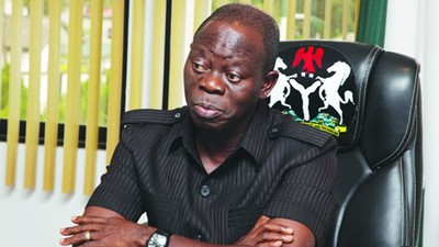 Adams Oshiomole, a lawmaker represents the people of Edo North [BBC]. 
