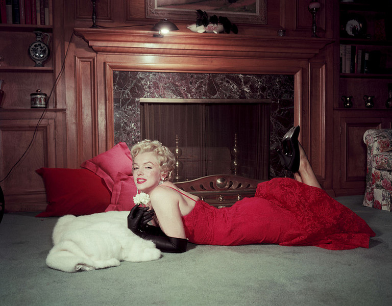 Marilyn only tempted blood red on her nails on big exits.  On a daily basis, she chose natural shades of nail polish