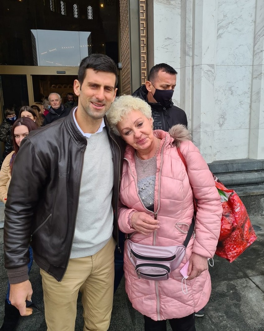 Aleksandra Janković i Novak Đoković 