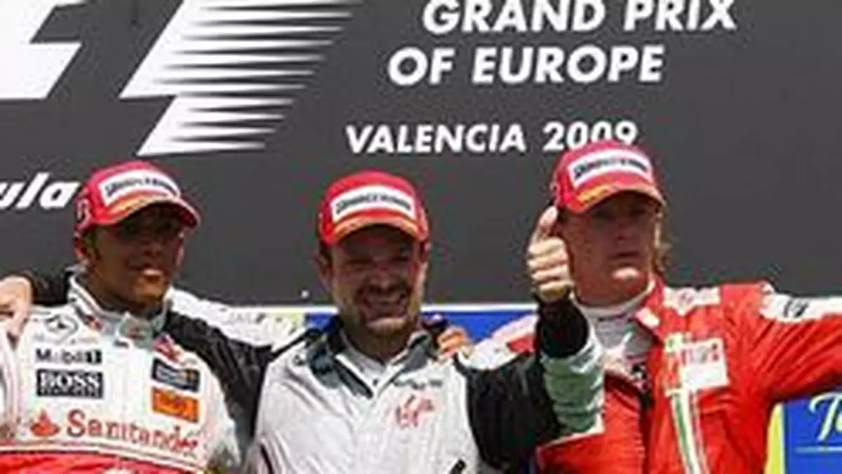 Grand Prix Europy 2009: Rubens Barrichello najszybszy, Kubica z jednym punktem (relacja, wyniki)