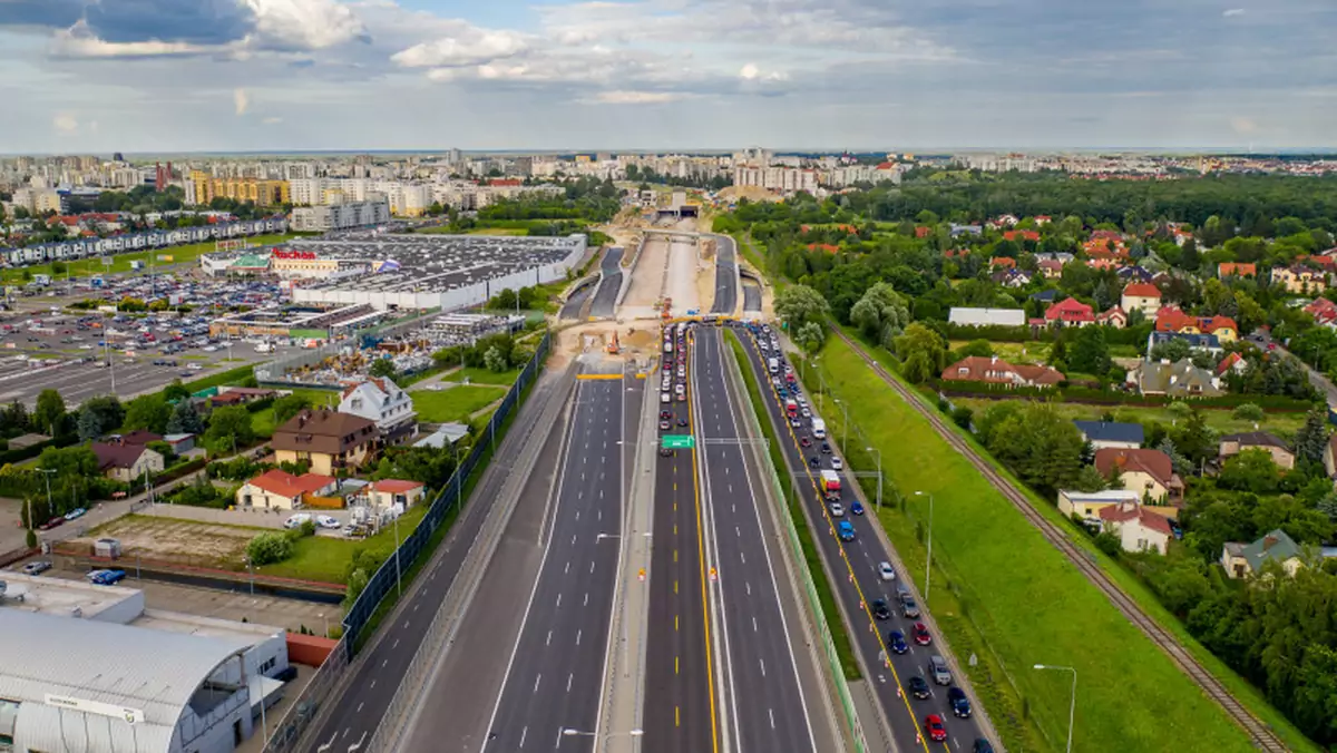 Południowa Obwodnica Warszawy - docelowo połączy się z trasą S50 poprzez odcinek A2