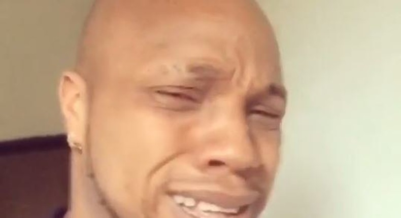 Midlife crisis? Igwe 2pac breaks down in tears