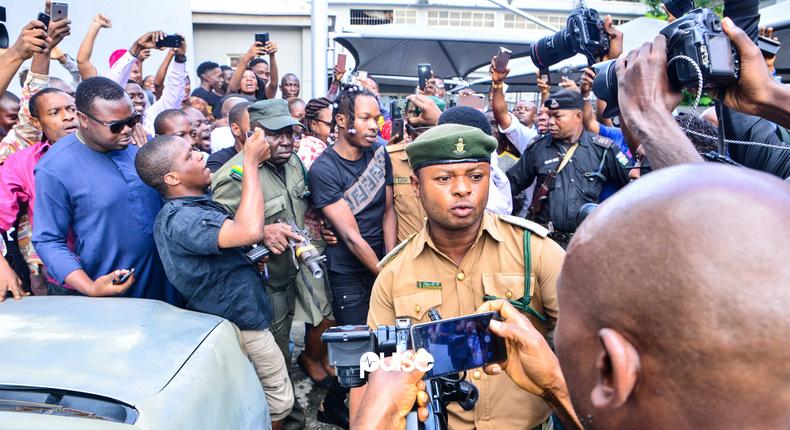 Here are five things that happened at the bail application hearing of Naira Marley at the Federal High Court in Lagos [PULSE]