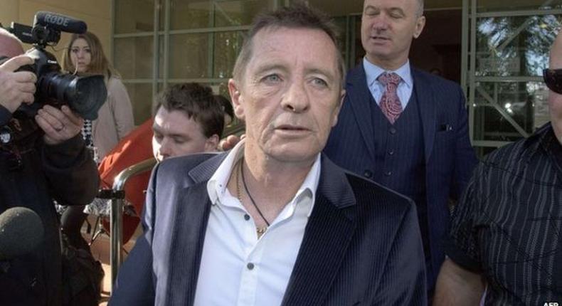 Phil Rudd's conviction meant he has missed AC/DC's current world tour