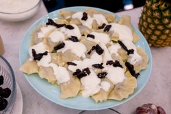 Pierogi z suszonymi śliwkami. Wigilijny specjał prosto z gór