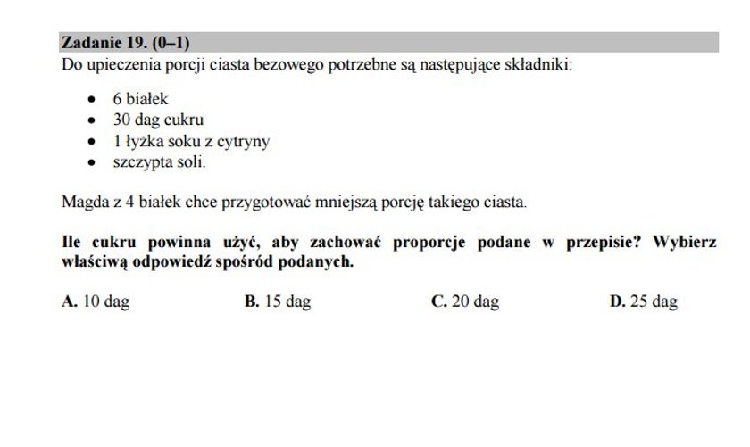 Pierwszy poważny sprawdzian 6-klasistów