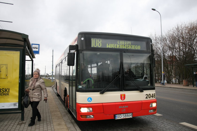 Pętlę przy ul. Więckowskiego w Gdańsku zamknięto na dwa dni