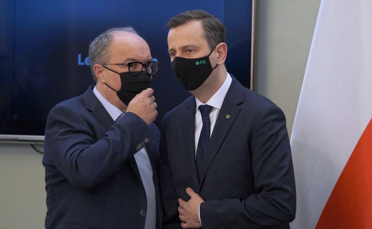 Wicemarszałek Sejmu Włodzimierz Czarzasty oraz prezes PSL Władysław Kosiniak-Kamysz PAP/Mateusz Marek