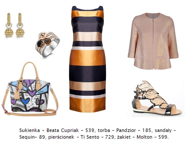 Modne sukienki we wzory - lato 2014