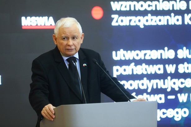 Wicepremier, prezes PiS Jarosław Kaczyński