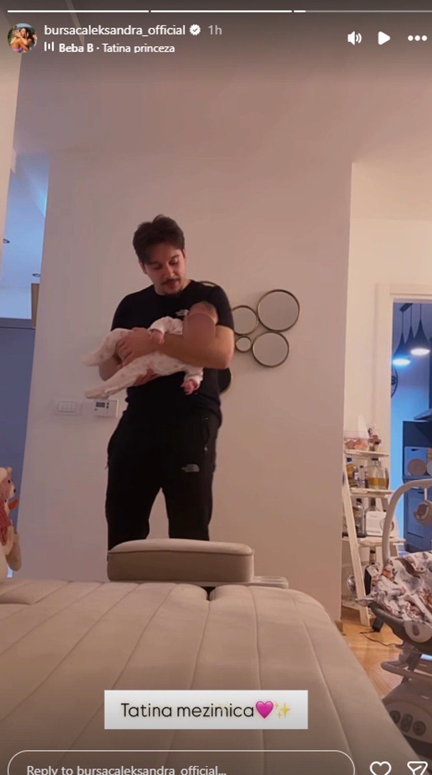 Stevan sa ćerkicom Kasijom