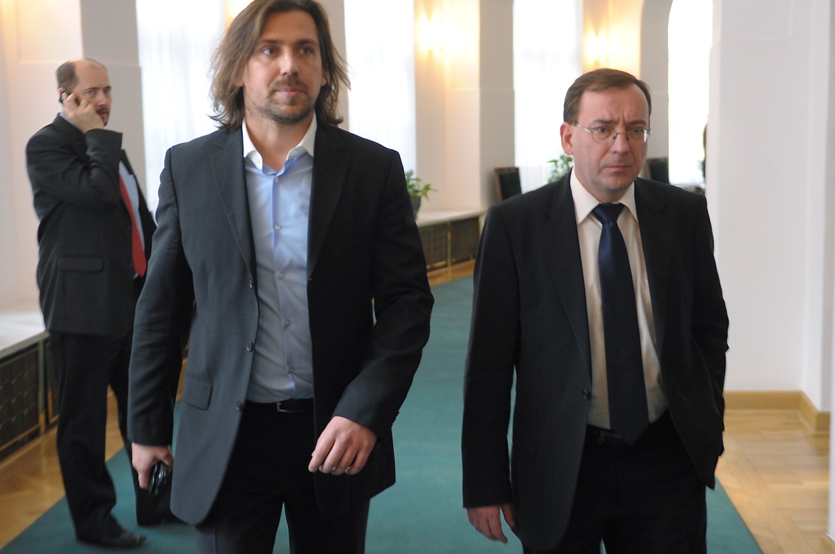 Tomasz Kaczmarek i Mariusz Kamiński w Sejmie