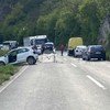 Lančani udes na ulazu u Rašku 