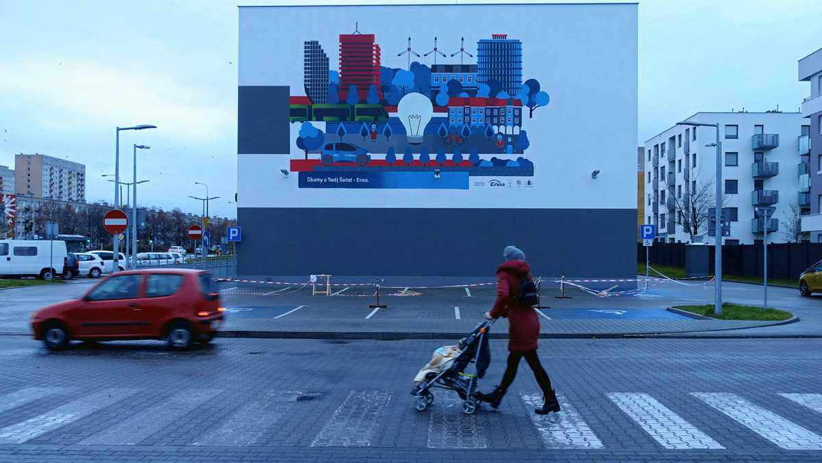 Poznań: odsłonięto mural oczyszczający powietrze