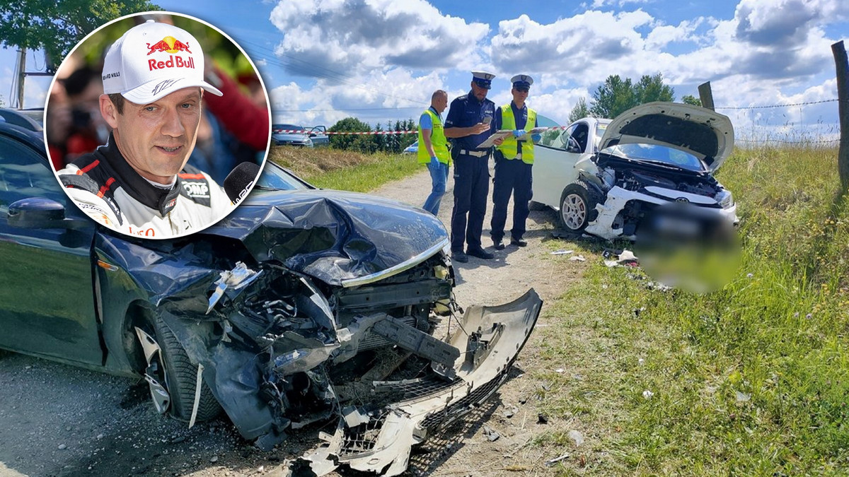 Nadeszły straszne wieści ws. kierowcy, którego auto zderzyło się z rajdówką Sebastiena Ogiera