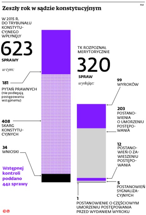 Zeszły rok w sądzie konstytucyjnym