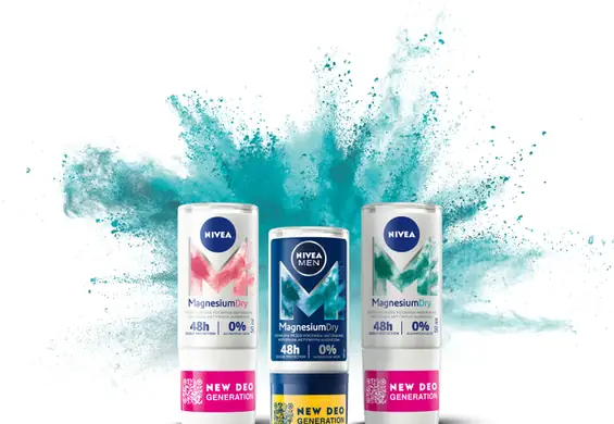 Naturalna ochrona przed potem dzięki NIVEA Magnesium Dry!