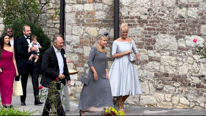 Anica Dobra na venčanju