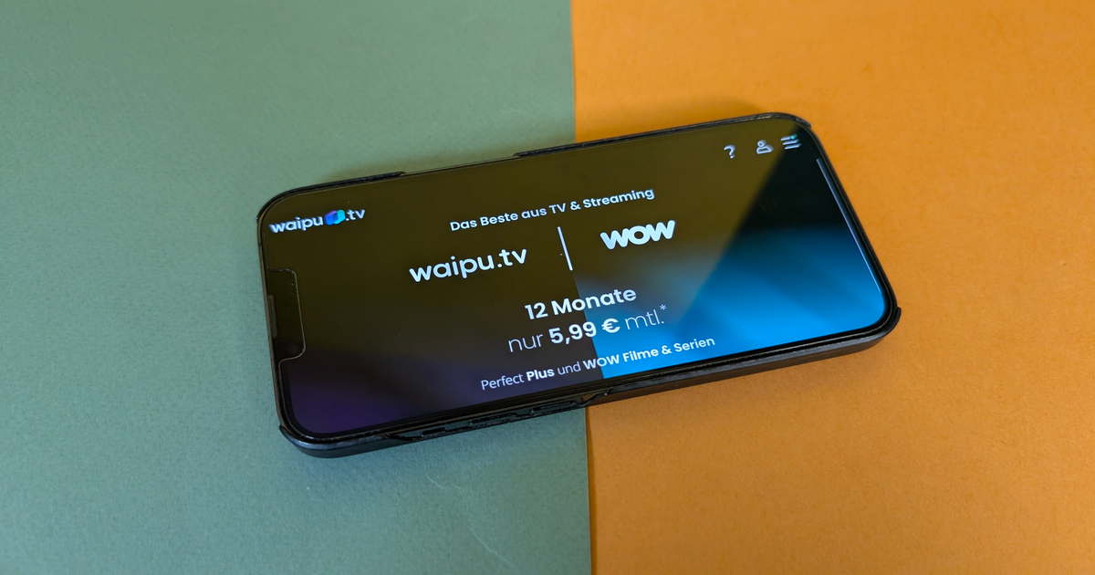 Waipu.tv ve Wow: Ayda 5,99 Euro için akış ve TV paketi