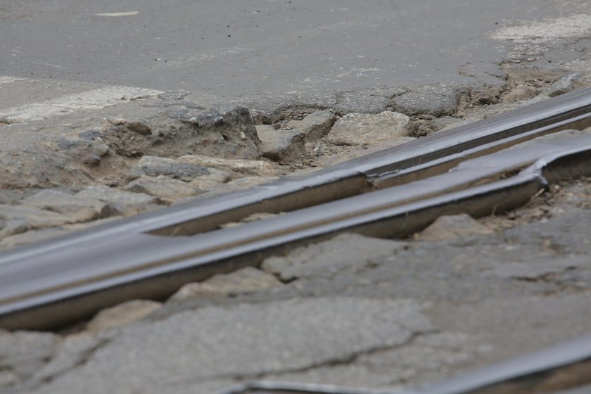 Wojska Polskiego w Łodzi bez tramwaju na Doły