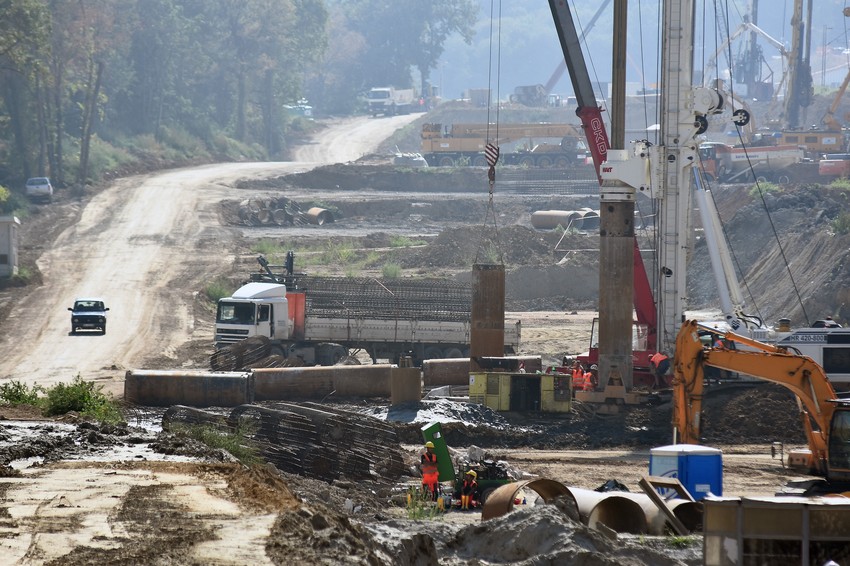 Radovi na izgradnji pruge