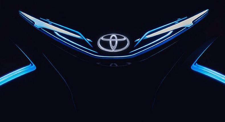 Toyota's teaser shot of the i-TRIL concept.