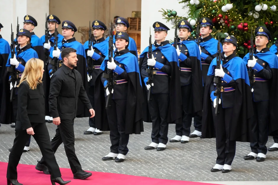 Zelenski i  Đorđa Meloni