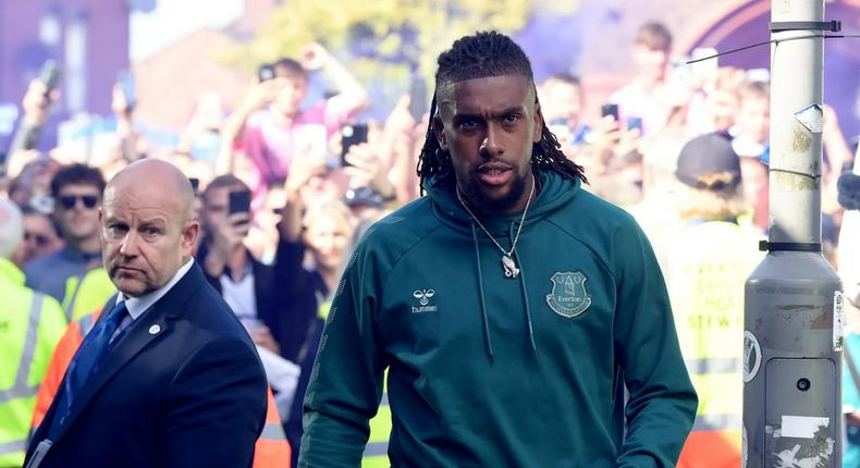 Alex Iwobi is shining for both Everton and the Super Eagles