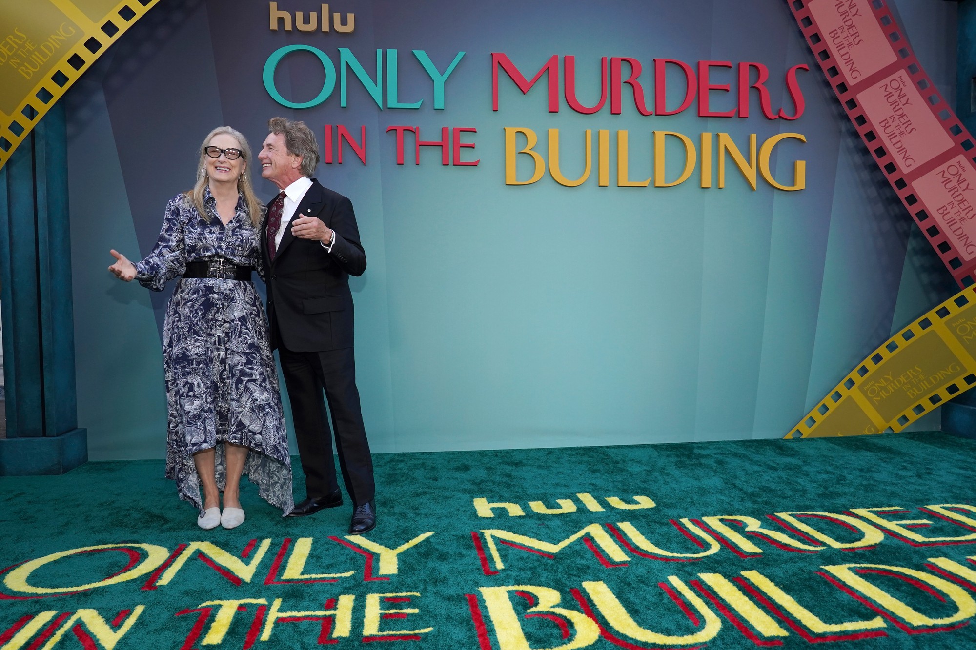 Herečka Meryl Streep a Martin Short.