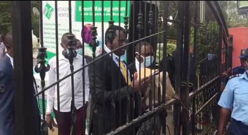 Chaos as Governor Ngilu's lawyers are matched out of Assembly grounds