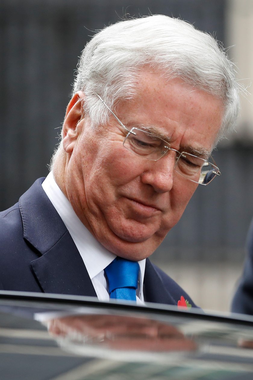 Brytyjski minister obrony Michael Fallon