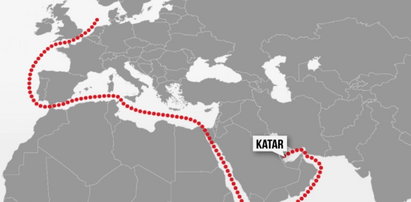 14 tys. km dookoła Europy. Mapa niezwykłego rejsu