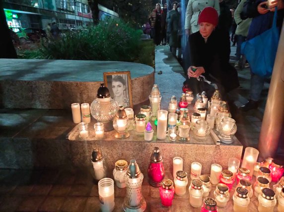 Protest pod hasłem "Ani jednej więcej" w Szczecinie