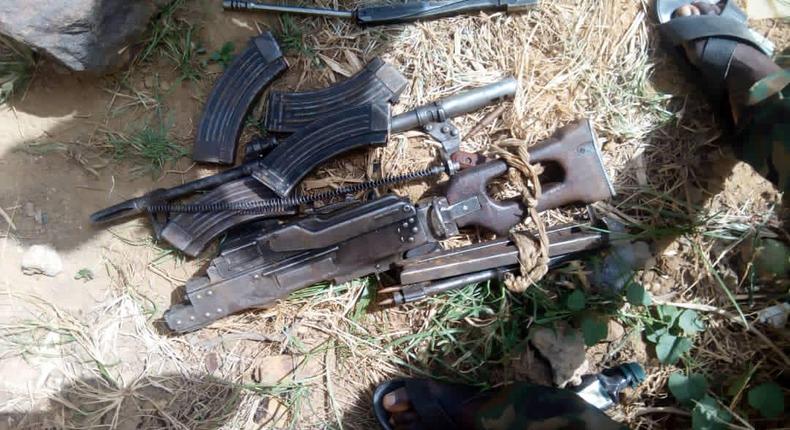 Security operatives kill 8 bandits, recover arms in Katsina/Illustration.   [Twitter/@DefenceInfoNG]