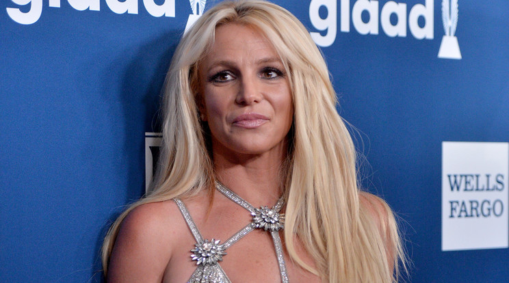 Britney Spears késekkel hadonászik az új videójában /Fotó: Northfoto