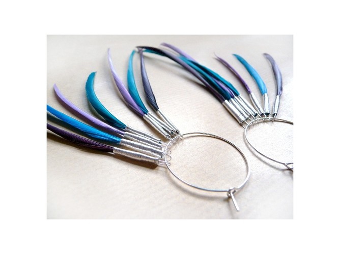 Biżuteria Still Tree Jewellery z oferty butiku trendsetterka.com - kolczyki z ptasich piór