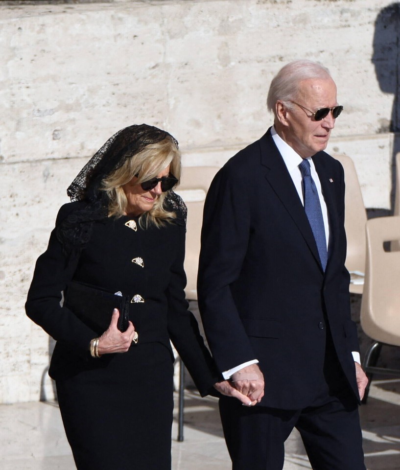 Była amerykańska para prezydencka, Joe i Jill Biden