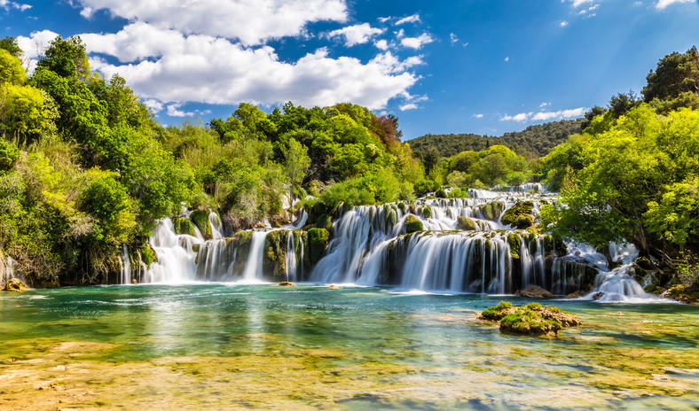 Wodospady w Narodowym Parku Krka