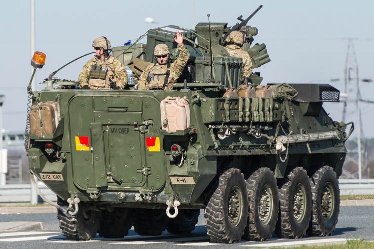 W kolejnym pikniku w Piotrkowie Trybunalskim brali udział żołnierze Sojuszu Północnoatlantyckiego z USA, Wielkiej Brytanii, Rumunii i Polski. Ze strony polskiej zaprezentowali się kawalerzyści z 25. Brygady Kawalerii Powietrznej. Mieszkańcy Piotrkowa oglądali m.in. 7-metrowe transportery opancerzone Stryker, hummery, rosomaki, czołg 'Leopard' oraz blisko stu wojskowych w pełnym ekwipunku, którzy chętnie pozowali do pamiątkowych zdjęć.

<br><br>fot. (cat) PAP/Maciej Kulczyński