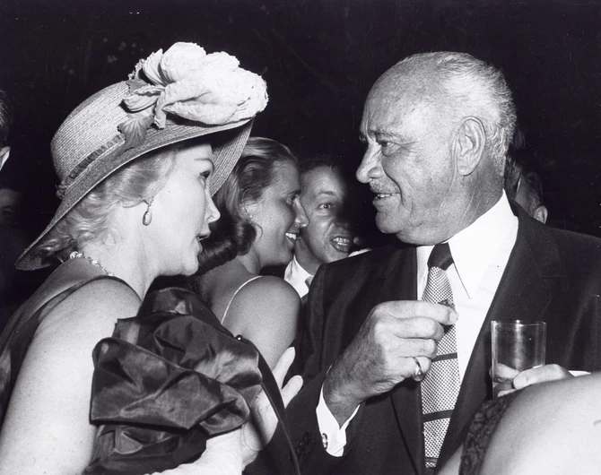 Ža Ža Gabor i Konrad Hilton