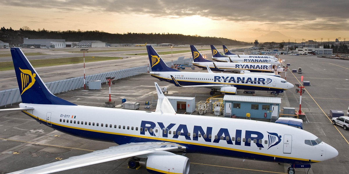 Ryanair chce do 2024 r. przewieźć 200 mln pasażerów