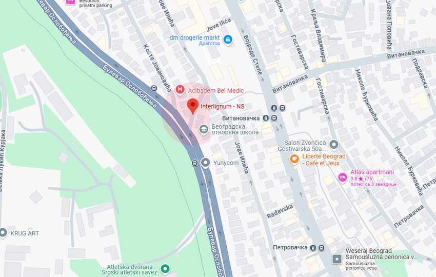 Kamera snima i raskrsnicu Bulevar oslobođenja i Prilučke ulice