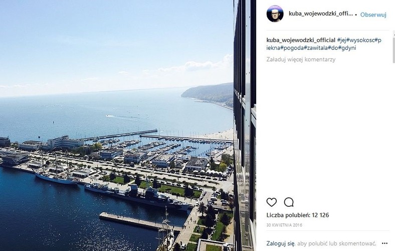 Kuba Wojewódzki i jego apartament w Gdyni